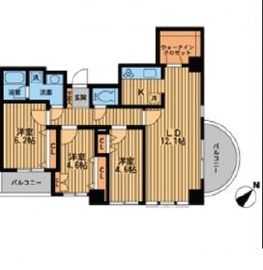 プライムアーバン新川 504 間取り図