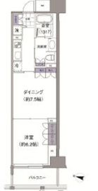 アビティ目黒 417 間取り図