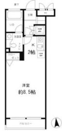 レジディア笹塚 508 間取り図