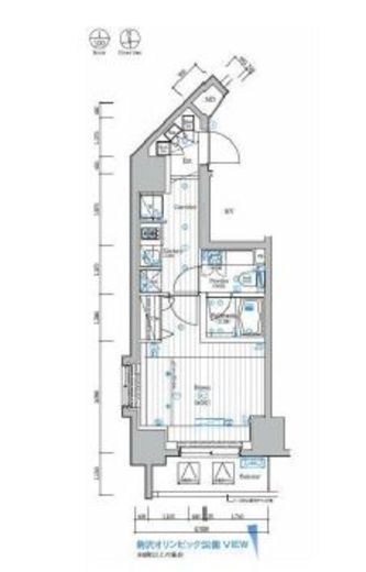 シーフォルム駒沢大学 5階 間取り図