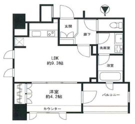 シティハウス代々木ステーションコート 12階 間取り図