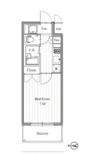 フィットエル森下 902 間取り図