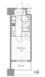 フィットエル森下 704 間取り図