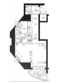 リクレイシア三田 7階 間取り図