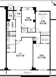 アーバンコート市ヶ谷 502 間取り図