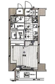 ガリシアヒルズ六本木 4階 間取り図