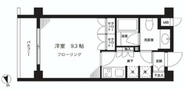 オーキッドレジデンス神楽坂 217 間取り図