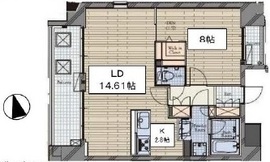 麻布十番テラス 501 間取り図