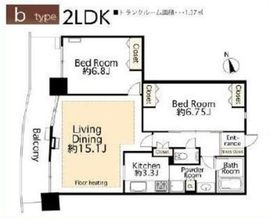 アートヴィレッジ大崎ビュータワー 911 間取り図