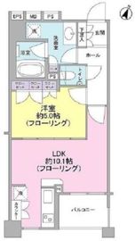 プレシス東神田 5階 間取り図