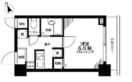 レキシントン・スクエア曙橋 710 間取り図