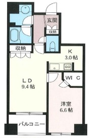 エスティメゾン北新宿 202 間取り図