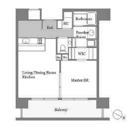 THE ROPPONGI TOKYO CLUB RESIDENCE 20階 間取り図