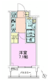 門前仲町レジデンス参番館 502 間取り図