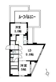 ベルジューレ高輪 501 間取り図