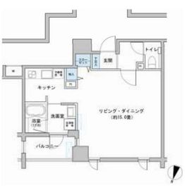 カッシア神田レジデンス 806 間取り図