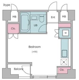 レジディア自由が丘2 403 間取り図