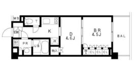 レジディア池袋 302 間取り図