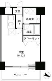 レジディア麻布十番2 302 間取り図