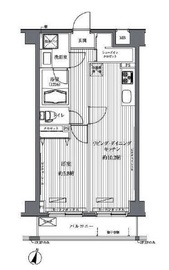 メゾンカルム西新宿 305 間取り図