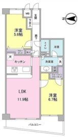 シルフィード南平台 3階 間取り図