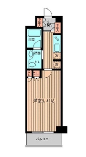 ガーデン目黒南 312 間取り図