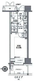 MFPRコート木場公園 1004 間取り図