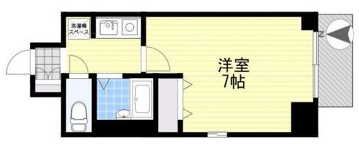 アピス渋谷神南 804 間取り図