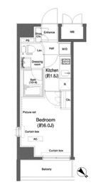 プラウドフラット小石川 305 間取り図