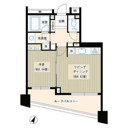パトリス26 902 間取り図