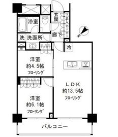 パークリュクス渋谷西原 4階 間取り図