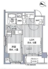 ヒューリックレジデンス茗荷谷 207 間取り図