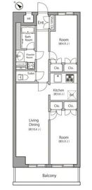 プライマル小石川 115 間取り図