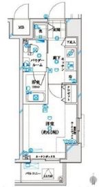 ガリシア浜松町 9階 間取り図