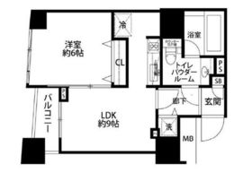 オープンレジデンシア南青山骨董通り 13階 間取り図