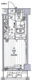 ガリシア日本橋水天宮 3階 間取り図