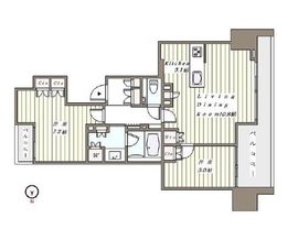 プレミスト北品川 3階 間取り図