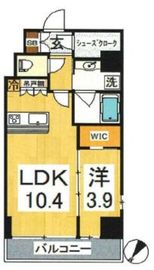 リヴシティ日本橋ネクステシア 9階 間取り図