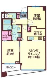 パークホームズ目黒ザレジデンス 9階 間取り図