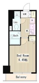 エスコート麻布十番2 203 間取り図