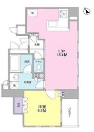 グランカーサ銀座イースト 504 間取り図