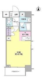 モンレーヴ錦糸町 802 間取り図