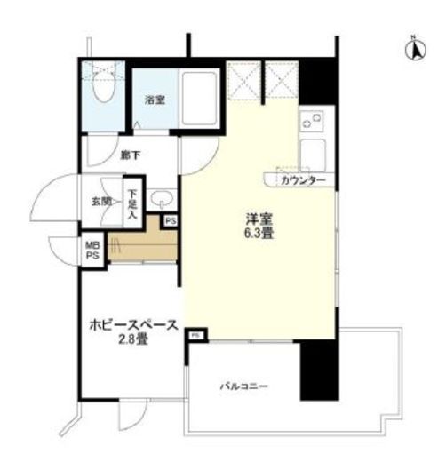 トーシンフェニックス南麻布 10階 間取り図