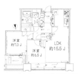 シティタワーズ豊洲ザ・シンボル 14階 間取り図