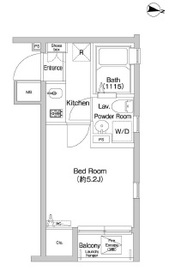 プライムアーバン西早稲田 302 間取り図