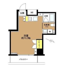 ミテッツァ千代田三崎町 5階 間取り図