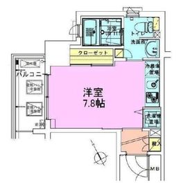 門前仲町レジデンス参番館 1008 間取り図