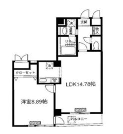 ブルーガーデン小石川 2階 間取り図