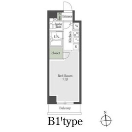 プレミアステージ芝公園2 806 間取り図