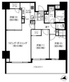 シティテラス目白 4階 間取り図